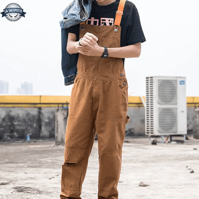 Salopette Rouge Flamboyante