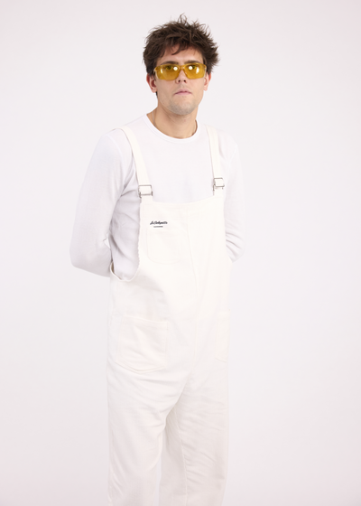 Salopette Velours Blanche pour Homme