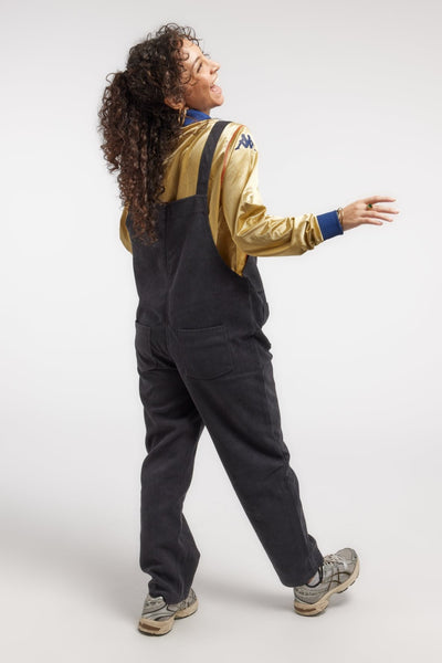 Salopette Velours Côtelé Argentée