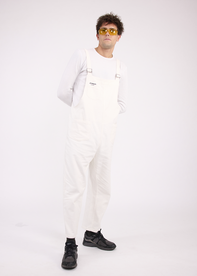 Salopette Velours Couleur Perle