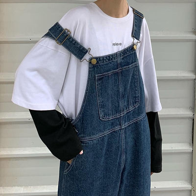 Salopette Jean<br> Grande Taille Oversize