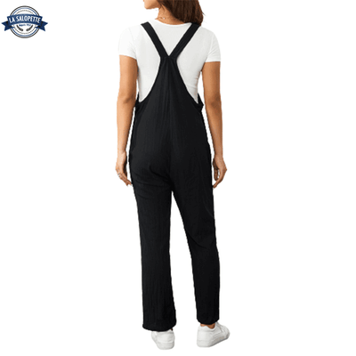 Robe Salopette Noire Vintage