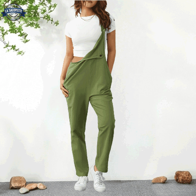 Robe Salopette Verte Olive