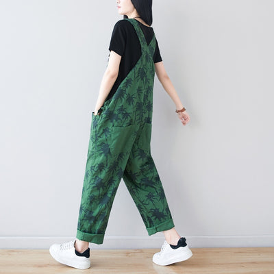 Salopette Vintage<br> Cargo Vert Kaki