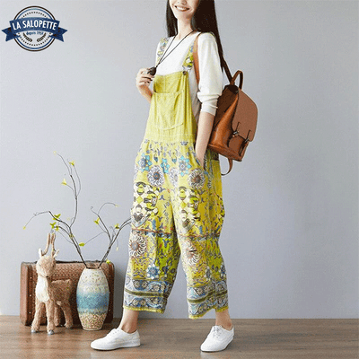 Salopette à Bretelle Verte