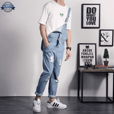 Salopette Jean avec Trou