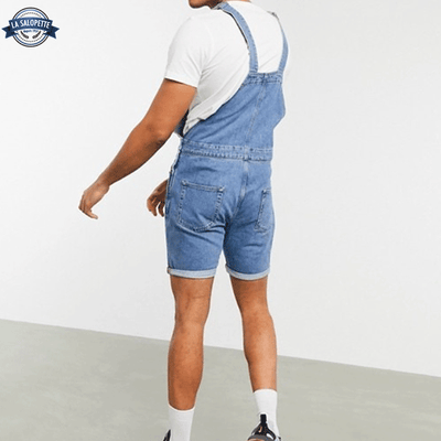 Salopette Short Bleue