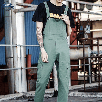 Salopette Verte de Pêcheur