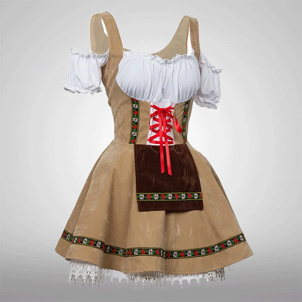 Salopette Déguisement Oktoberfest Dirndl