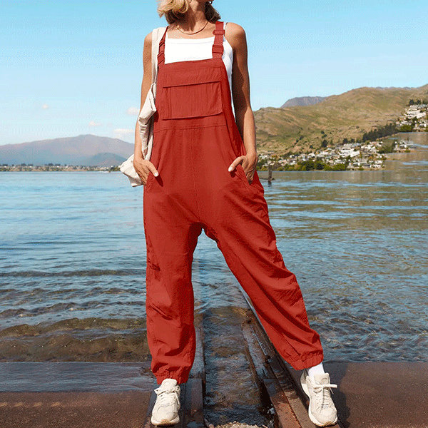 Salopette Femme Rouge Grenat