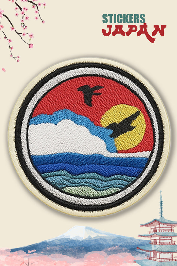 Patch Termoadesivo Orizzonte Giapponese