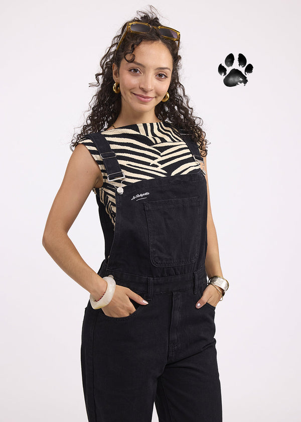 Salopette Jean Streetwear Vantablack
