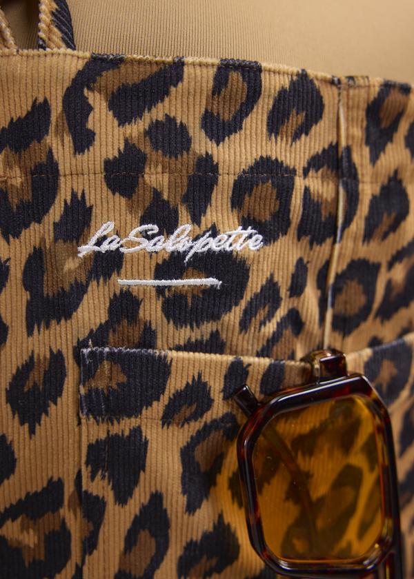 Salopette Coton Léopard Femme