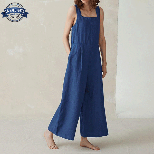 Abito salopette Fluido Blu