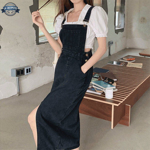 Kleid Latzhose Trapez Maïa