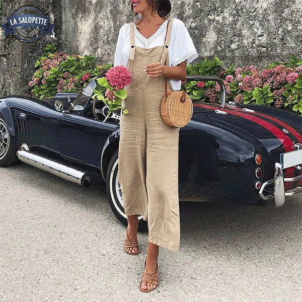 Salopette vintage Oro Beige