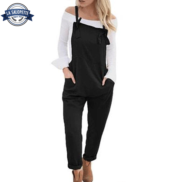 Salopette Vintage<br> Noire Kindly
