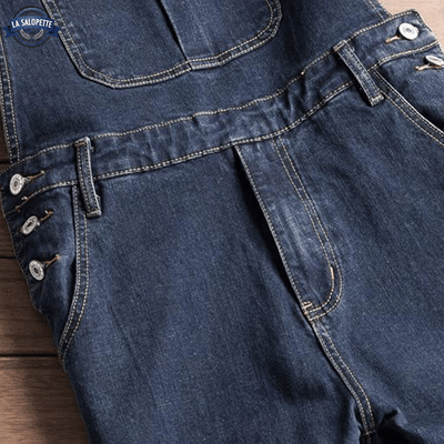 Ceinture Pantalon Salopette Bleu Foncé