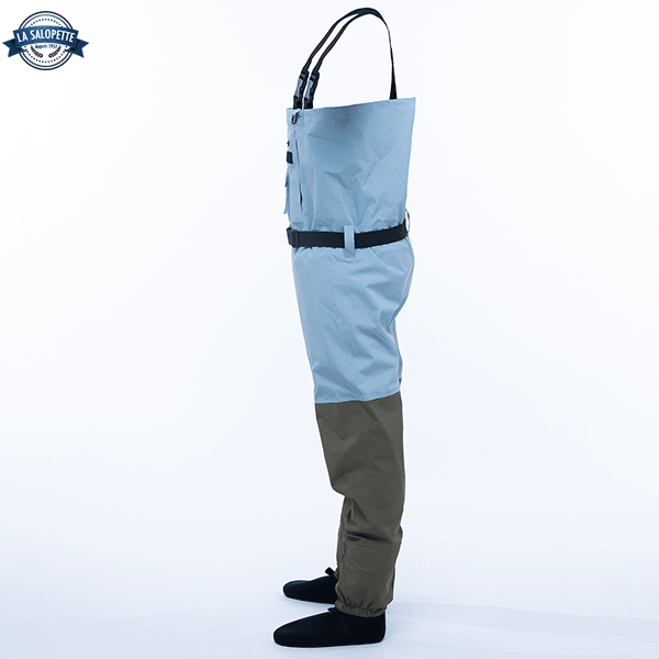 Professionelle Neopren- Wathose Cyan