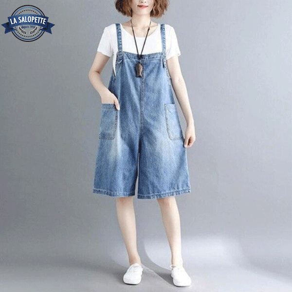 Latzhose aus Jeans Large Yasazuke