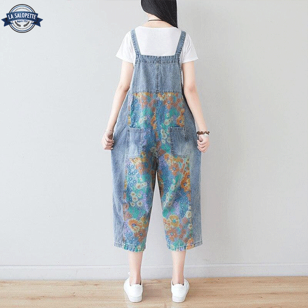 Salopette Vintage<br> Boho Fleurs Hana