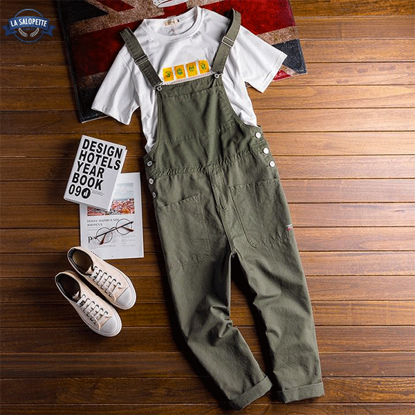 Arbeits-Latzhose Army Green Basic