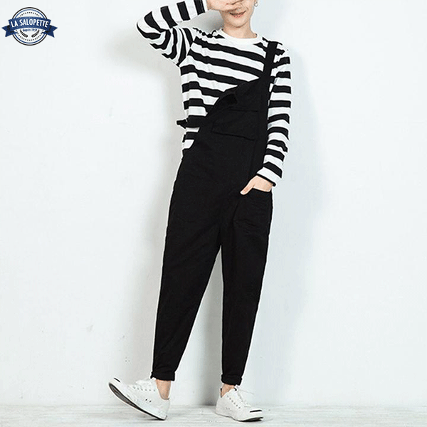 Salopette avec Bretelle Noire