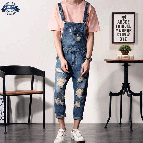 Salopette di Jeans Tendenza Calgary