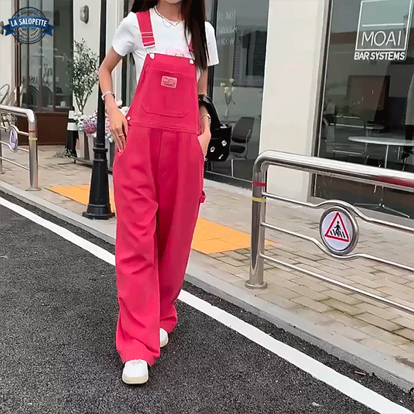 Salopette Jean<br> Pink Lina