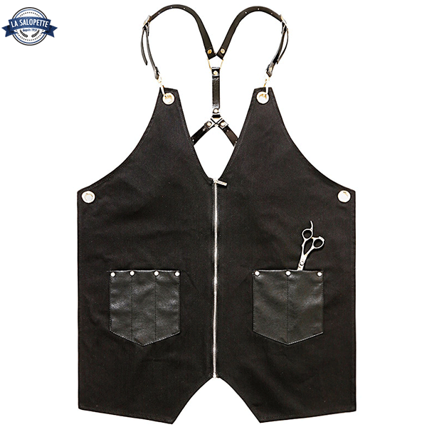 Grembiule da Cucina in Lino Nero ®